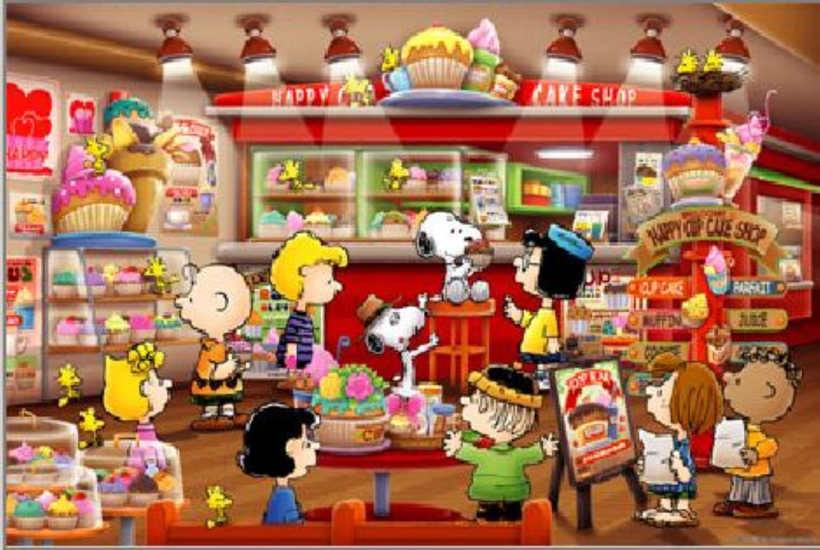 AP-10-193 Apollo-sha Peanuts Snoopy and Woodstock - Happy Cake Shop