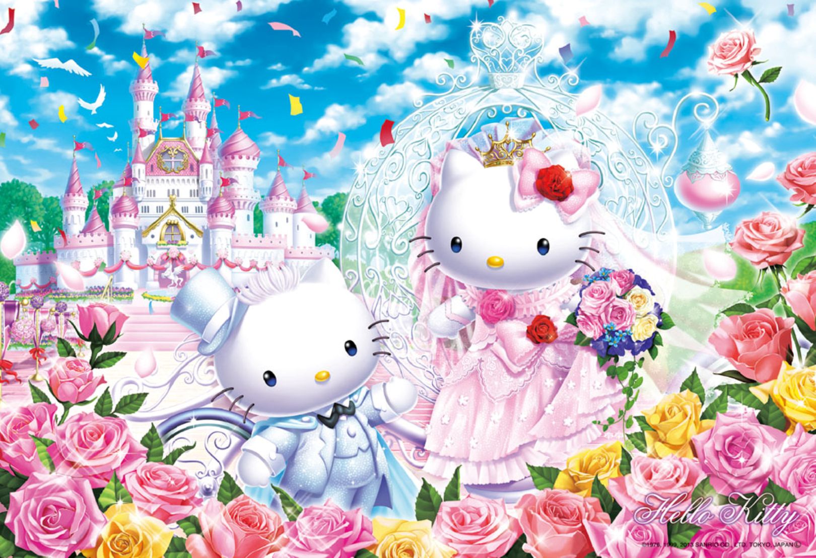 B-33-067 Beverly Sanrio Hello Kitty and Daniel Castle Wedding