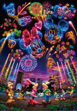 D-1000-032 Tenyo Disney Mickey Minnie Dreams on the Fireworks