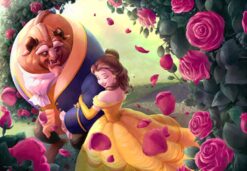D-1000-060 Tenyo Disney Princess Belle Beauty and the Beast on the Rose Trail