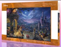 D-1000-069 Tenyo Disney Princess Belle Beauty and the Beast Dancing in the Moonlight