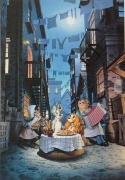 D-1000-157 Tenyo Disney Lady and the Tramp