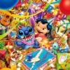 D-1000-337 Tenyo Disney Lilo and Stitch Happy Birthday Party