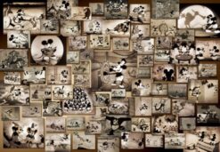 D-1000-398 Tenyo Disney Mickey Monochrome Movie Collection
