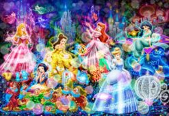D-1000-401 Tenyo Disney Six Princess Cinderella Jasmine Buddy Brilliant Dream