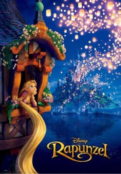 D-1000-404 Tenyo Disney Princess Rapunzel on the Tower Future Light