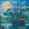 D-1000-416 Tenyo Disney Peter Pan Moonrise over Pirate's Cove