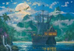 D-1000-416 Tenyo Disney Peter Pan Moonrise over Pirate's Cove