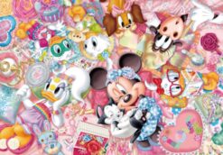 D-1000-417 Tenyo Disney Minnie Mickey and Friends Pajamas Party