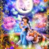 D-1000-450 Tenyo Disney Princess Jasmine Aladdin Riding the Magic of Love