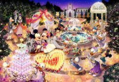 D-1000-457 Tenyo Disney Mickey Minnie Knight Wedding Dream