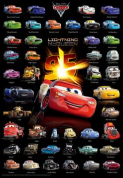 D-1000-486 Tenyo Disney Pixar Lightning McQueen Car
