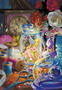 D-108-704 Tenyo Disney Tinker Bell fell in a Glass