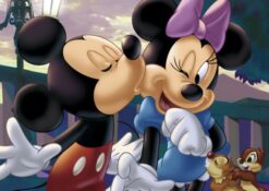 D-108-706 Tenyo Disney Mickey Mouse and Minnie Mouse