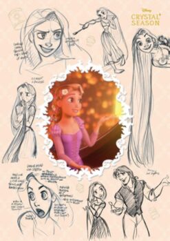 D-108-792 Tenyo Disney Crystal Season - Princess Rapunzel
