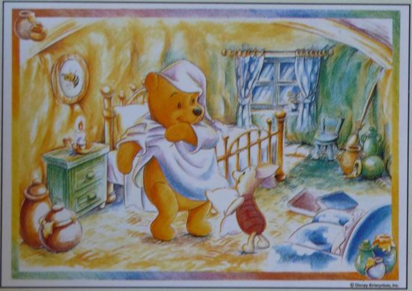 D-108-823 Tenyo Disney Winnie the Pooh Piglet and Friends