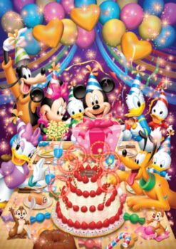 D-108-961 Tenyo Disney Minnie Mickey Birthday Party