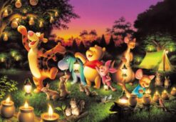 D-2000-527 Tenyo Disney Winnie the Pooh Forest Candle Party