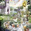 D-2000-532 Tenyo Disney Minnie Mickey Mouse Church Wedding