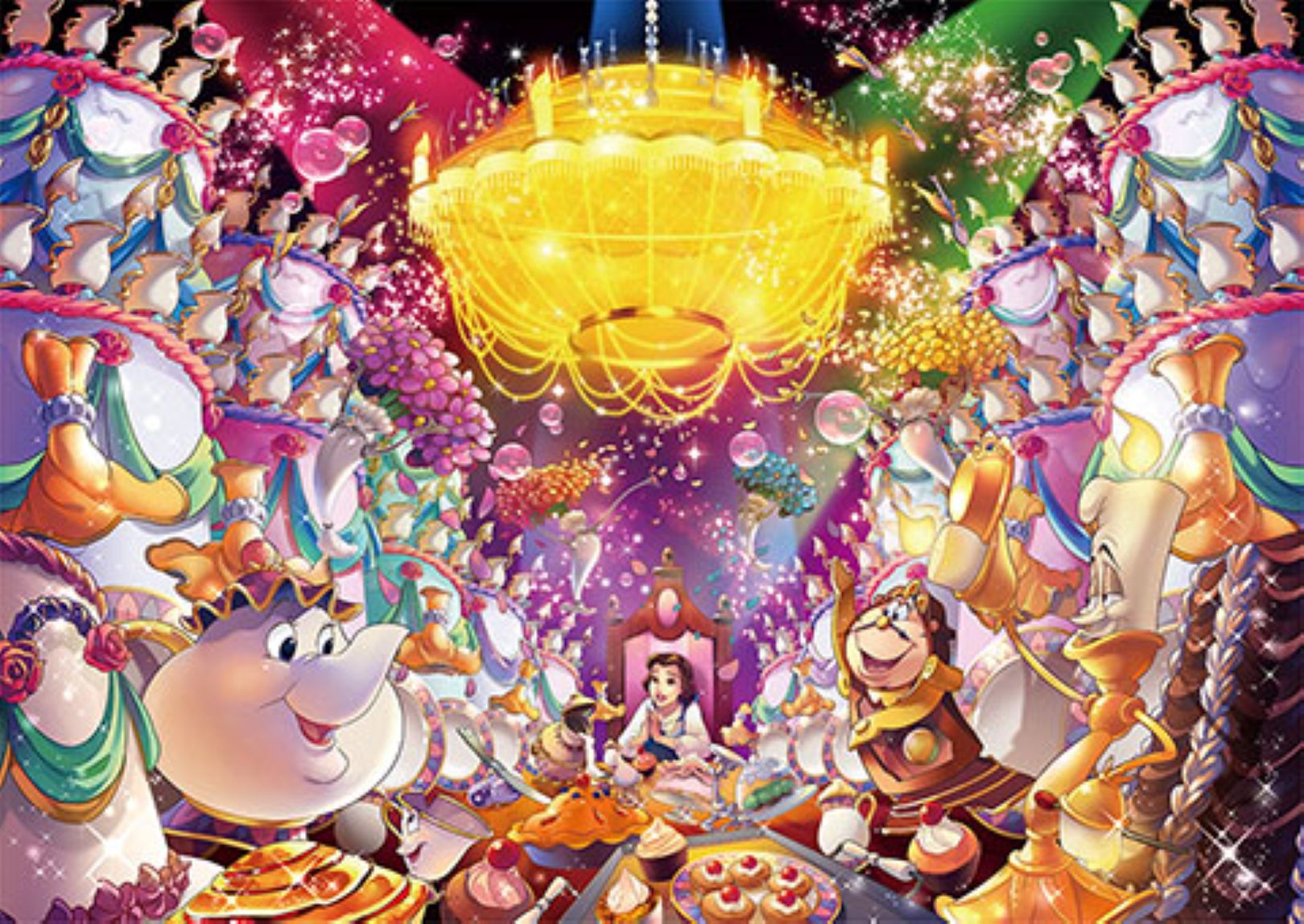 D-300-007 Tenyo Disney Princess Belle Beauty and the Beast