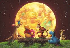 D-300-180 Tenyo Disney Winnie the Pooh Moonlight Night