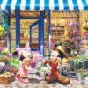 D-300-258 Tenyo Disney Mickey Mouse and Minnie Flowers Shop