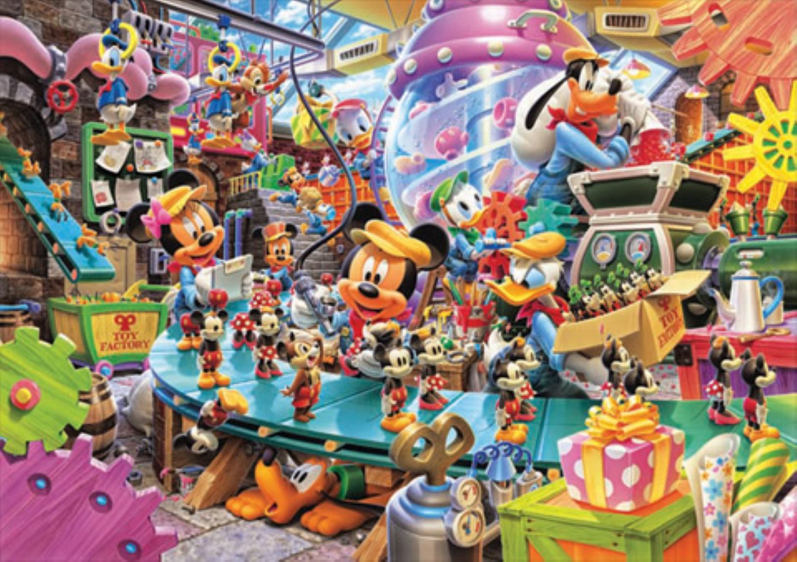 D-300-268 Tenyo Disney Mickey Toy Factory