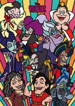 D-500-658 Tenyo Disney Kawaii Villains