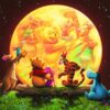 DSG-266-733 Tenyo Disney Winnie the Pooh Piglet and Moonlight