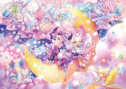 DW-1000-002 Tenyo Disney Minnie Daisy Duck Crescent Moon Dream